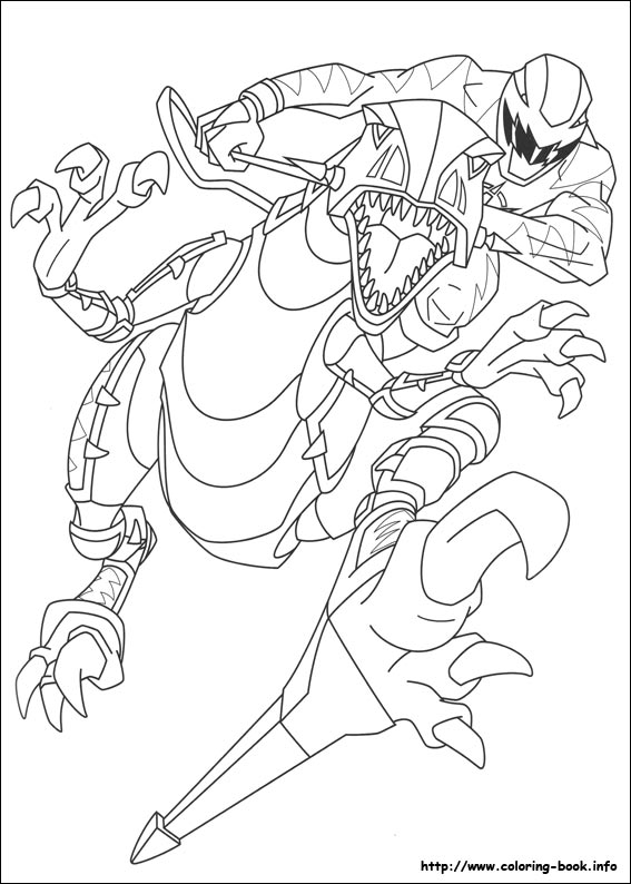 Power Rangers coloring picture